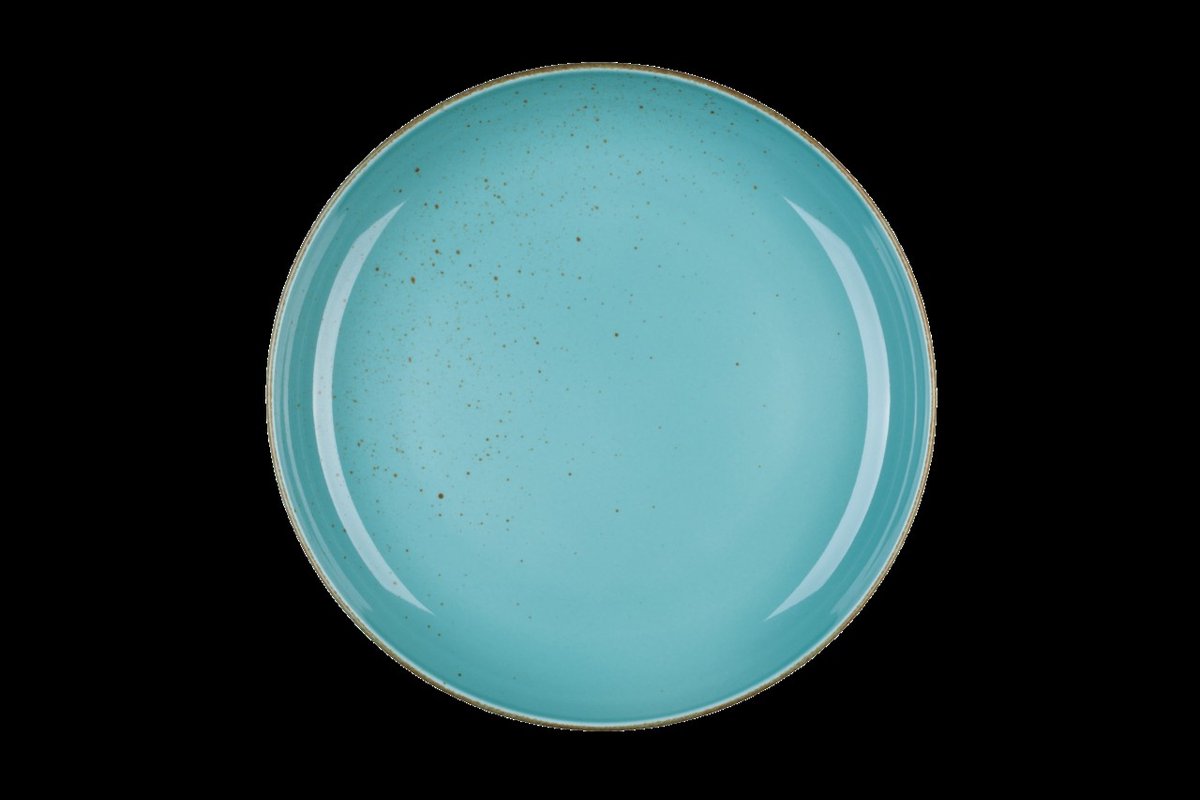 Lubiana porselein Rondo zeegroen 6 plat bord 27 cm (dinnerbord) K5