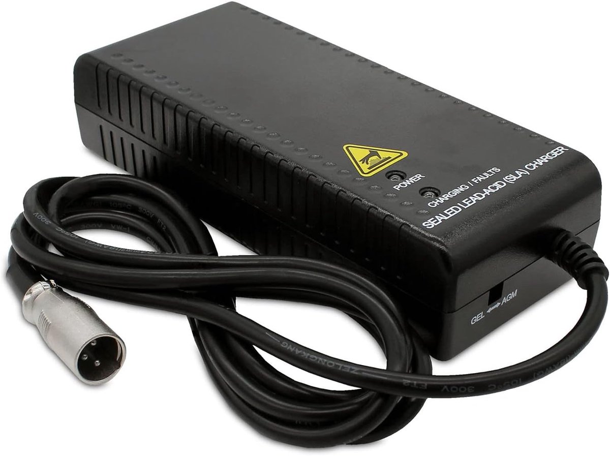 Scootmobiel acculader 8Ah - UPG