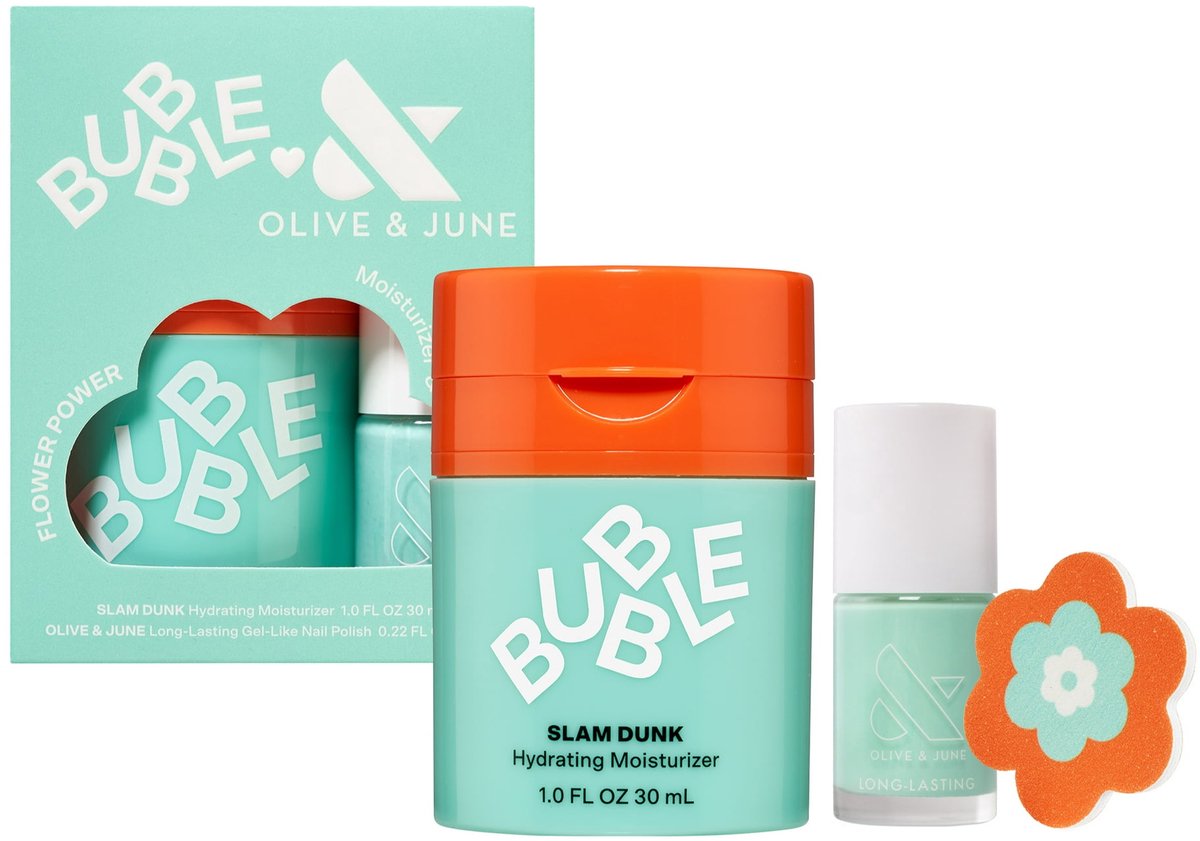 Bubble Skincare Flower Power – Face & Nail Polish Set – Limited Edition Cadeauset