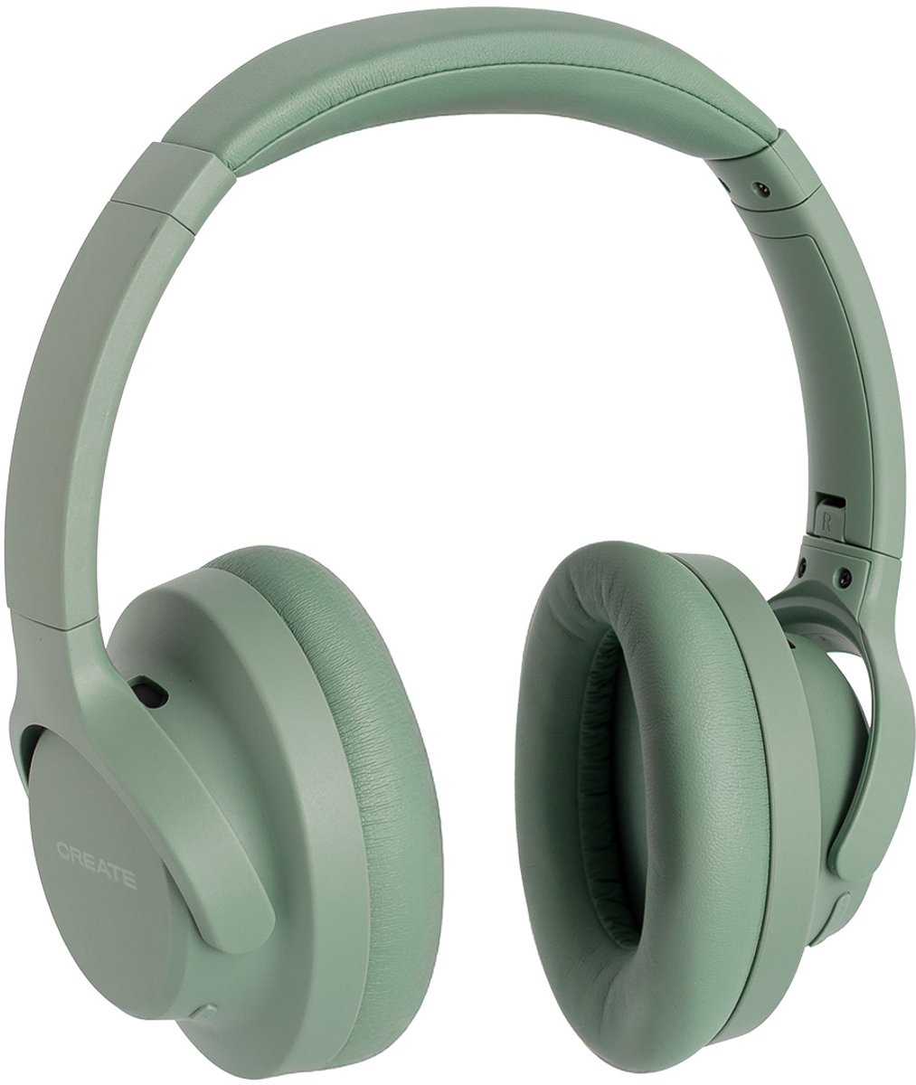 CREATE - Draadloze over-ear koptelefoon met ruisonderdrukking - Sage - HEADPHONES ANC STUDIO