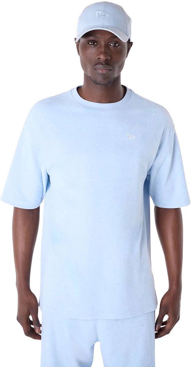 T-shirt New Era Oversize Towelling Pastelblauw
