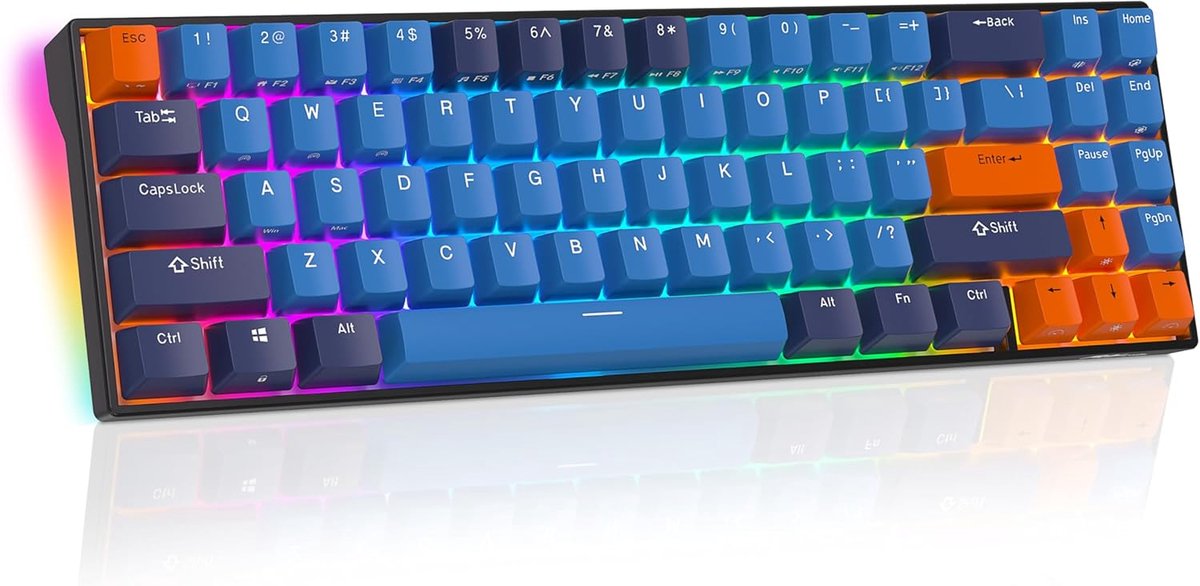 Royal Kludge RK71 - Gaming Toetsenbord - Draadloos - Mechanisch - RGB - Keyboard - Gaming