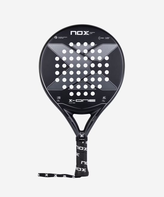 NOX 2025 Padelracket – Carbonvezel Frame & Comfort Grip – Lichtgewicht Allround Racket voor Beginners & Gevorderden – Inclusief Beschermhoes – Perfect Sportcadeau
