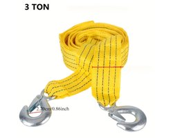 Zware Trekband - 3M Sterk Nylon Reddingskoord met Opbergtas - 3 Ton Trekcapaciteit - Duurzaam & Veilig Autotrekkoord voor Auto, SUV, Vrachtwagen & Offroad