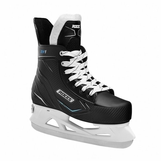 Patins de hockey sur glace ajustables Roces Rh1 - Enfants - Zwart - Pointures 31 à 34