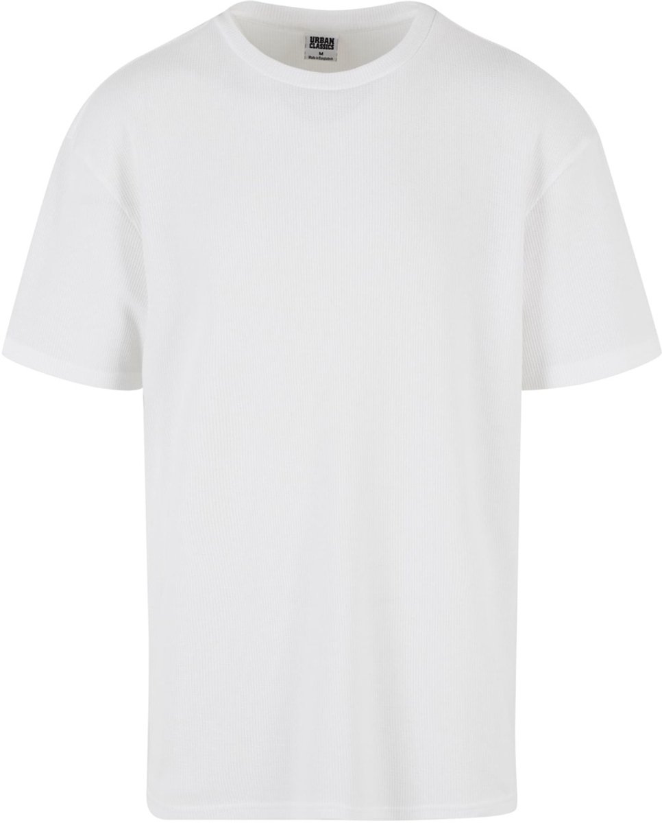 Urban Classics Waffle Heren T-shirt L Wit