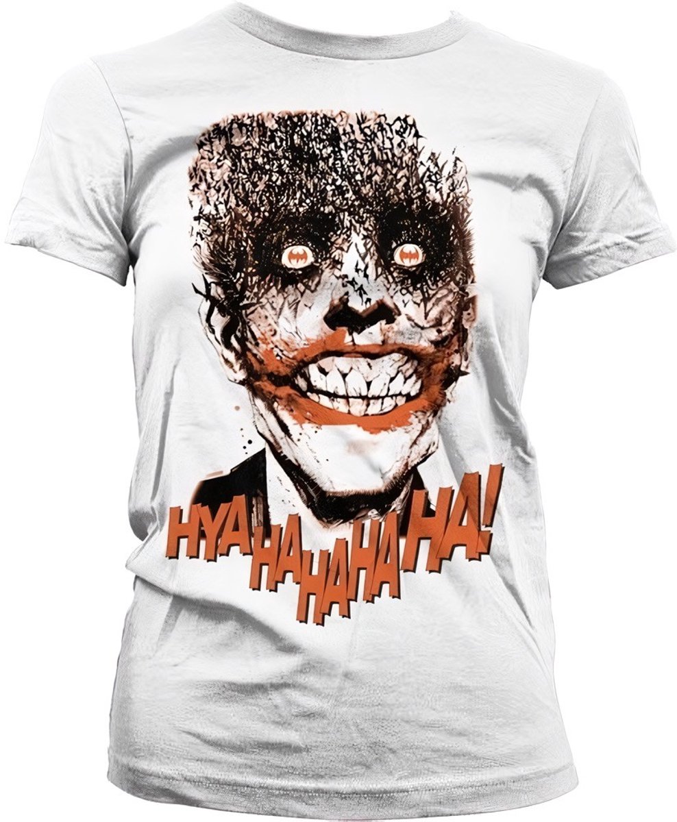 DC Comics Batman Dames Tshirt -L- Joker HyaHaHaHa Wit