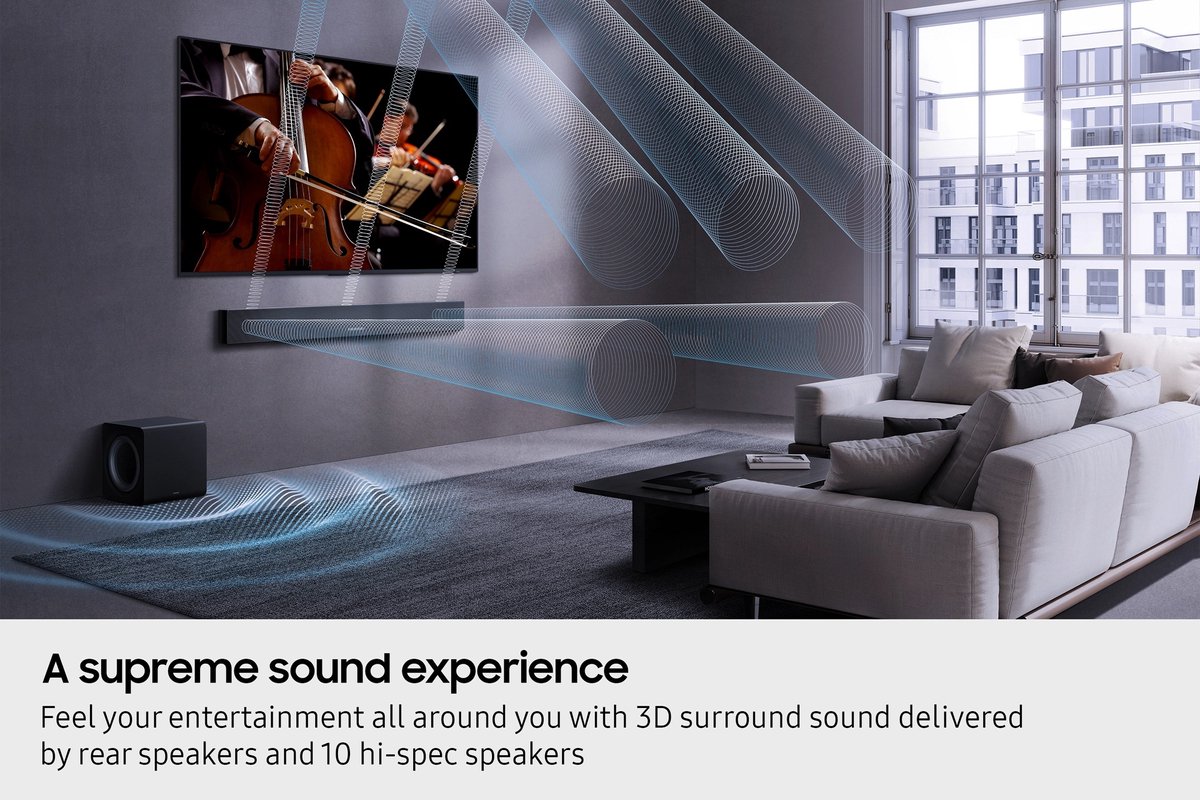 Samsung HW-QS750F – Soundbar met Subwoofer en Surround – 5.1.2 – Wireless Dolby Atmos – foto 8