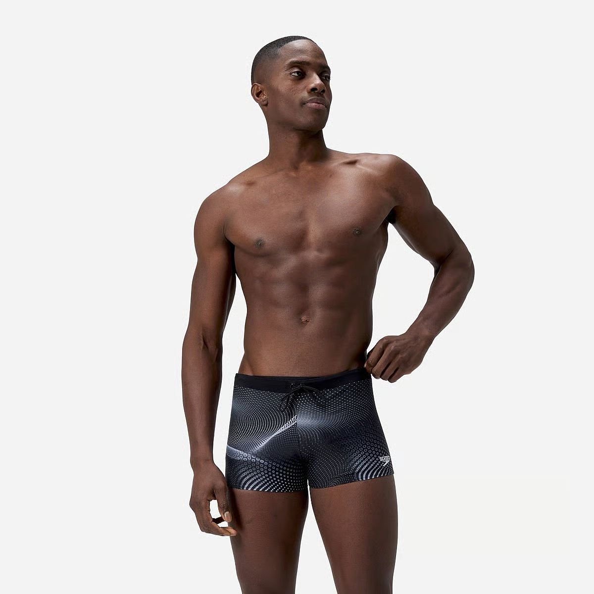 SPEEDO - eco valmilton dot mesh aqsh bla/gre - Zwembroek middel heren - Zwart — afbeelding 7
