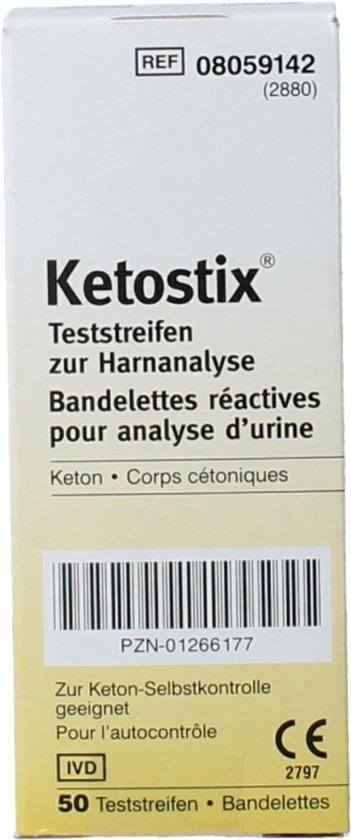Ketostix - 50 stuks - Ketoseteststrip | bol