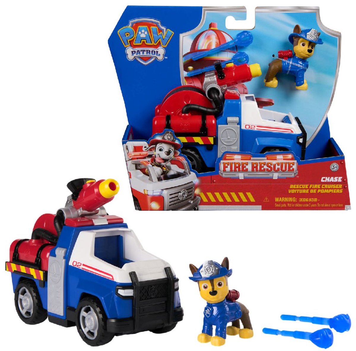PAW Patrol - Brandweerredding - Chase Politieauto - Speelgoedauto met speelfiguur — afbeelding 16