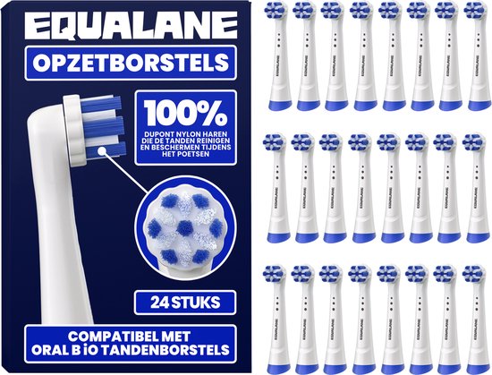 Lot De 6 Brossettes De Rechange Nevadent Pour Brosse à Dents électrique Oral-B CrossAction - Neuves