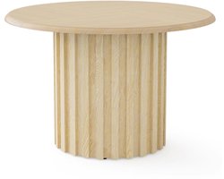 Eettafel Opula - Ronde - 110cm - Voor 4 personen - Voor Keuken of eetkamer - Naturel