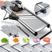 Een mandoline kopen om flinterdun mee te snijden
