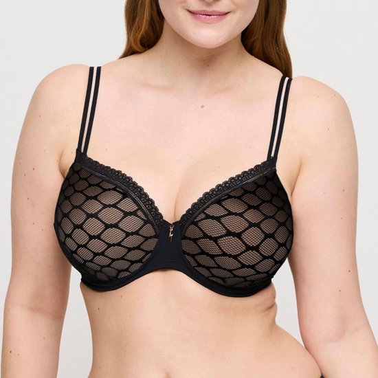PrimaDonna Twist Nako Voorgevormde Beugel Bh 0242490 Zwart - maat EU 80D / FR 95D