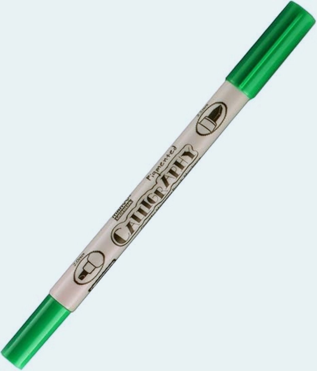 Marvy - Calligraphy Pigmented Twin Marker - Tropical