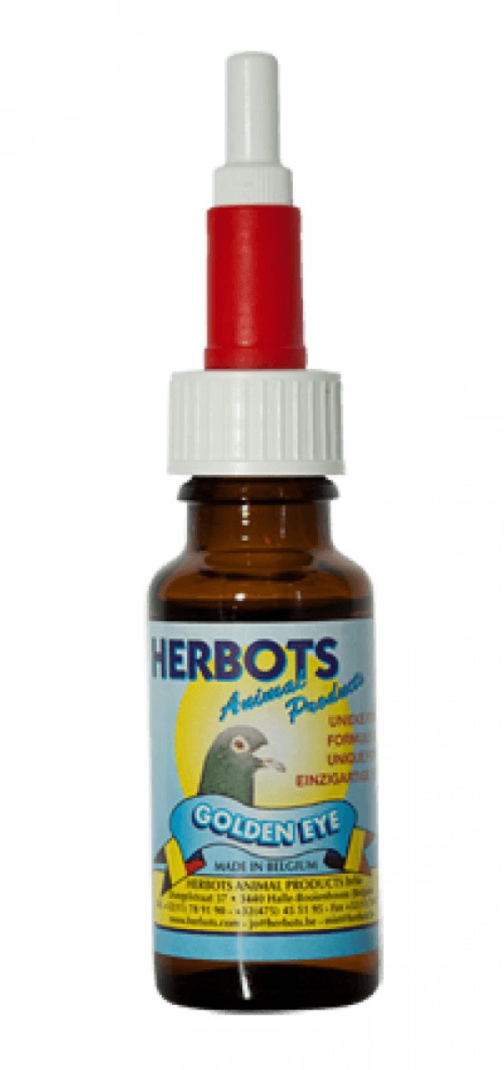Herbots Golden Eye Drops 20ml - voor postduiven