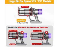 Geschikt voor Dyson stofzuiger V11 stofbak SV14 SV15 SV22 stofemmer accessoires prullenbak