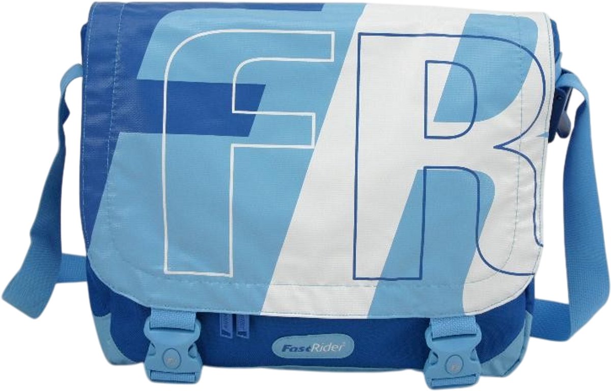 FastRider Messenger Bag / Fietstas - Cool Blue - Inhoud: 15,5 liter - Afmetingen: 40 x 30 x 13 cm