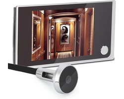 Vitdipy – Slimme Video Deurbel – Draadloze Deurbel – Met LCD-scherm – Draadloze Beveiligingscamera – Video Doorbell – Draadloos – Zwart