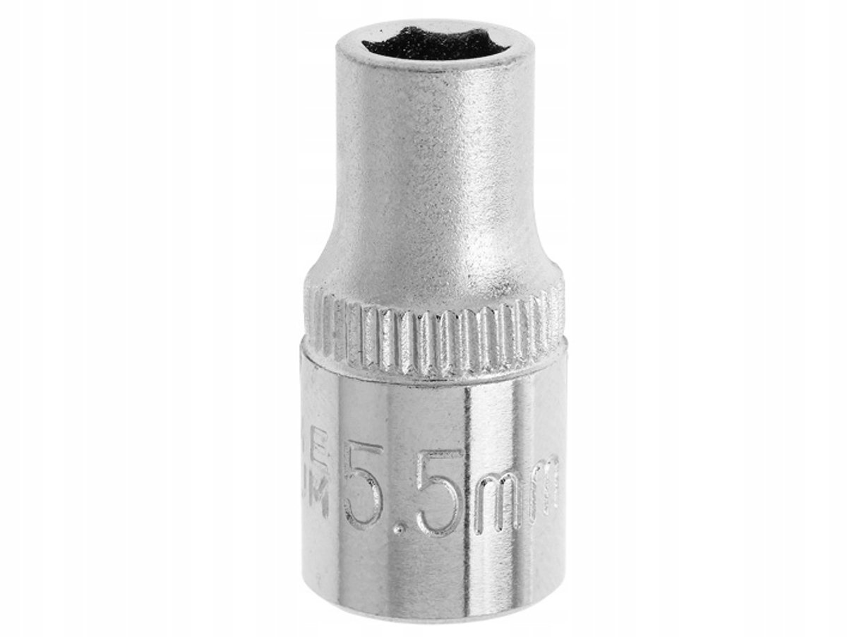 Dop 1/4" 5,5 mm met HEX - Cr-V-punt