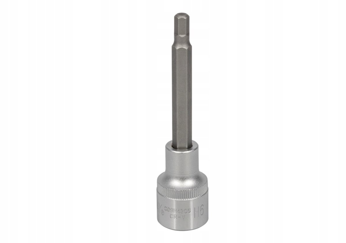 Jonnesway Inbus Bit Dop 1/2" 6mm x 100mm - Chroom-Vanadium