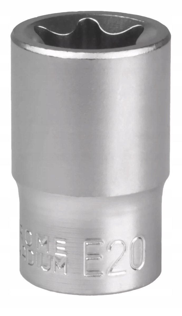 MJW Torx E20 dopslagsleutel 1/2" CrV - Professioneel Gereedschap