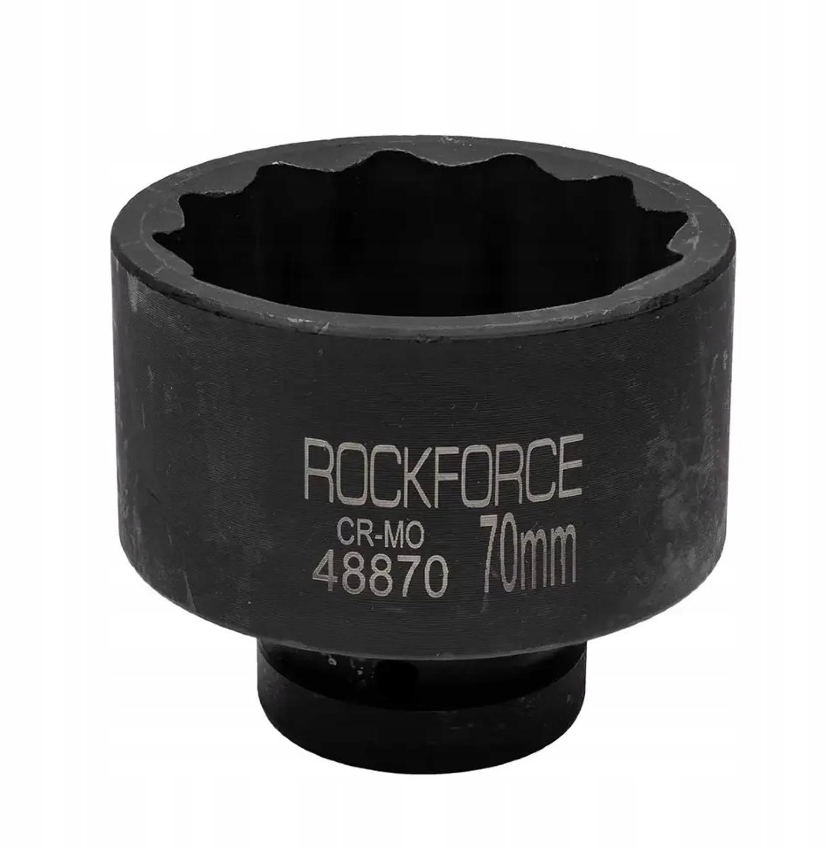 Rockforce 1" Slagdop 12-kant 70 mm Cr-Mo