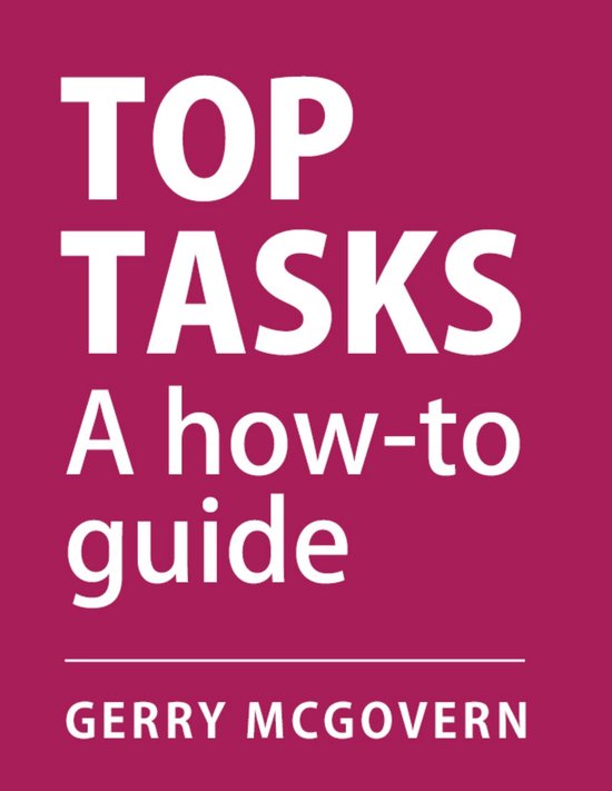 Top Tasks: A How-to Guide - cover