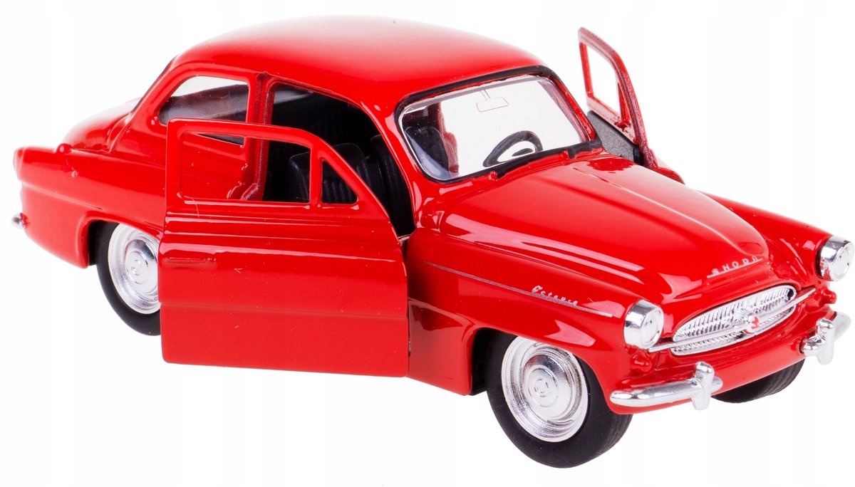 Welly Skoda Octavia 1959 Modelauto Schaal 1:34/39 Rood