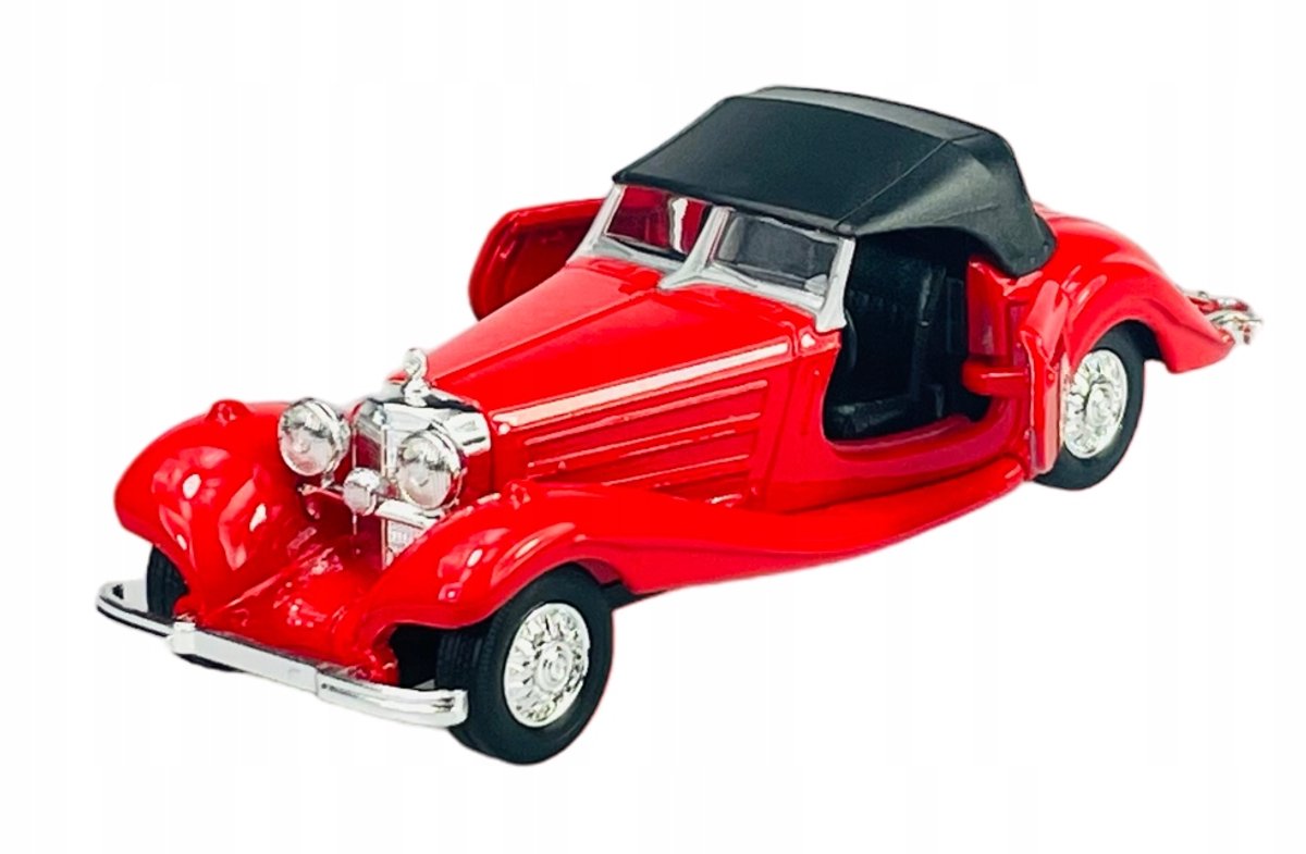 Welly Old Timer 1936 Mercedes-Benz 500K Rood Metaal 1:34 Speelgoedauto