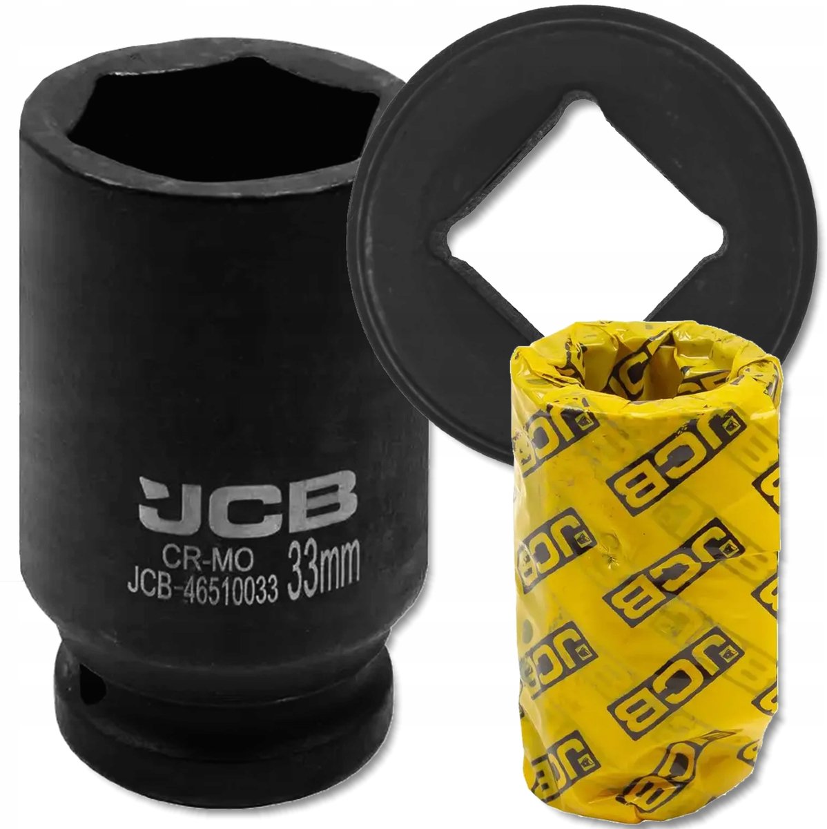 JCB Serie - Diepe Dopsleutel - 33mm - 6-Kant - 3/4" Aandrijving