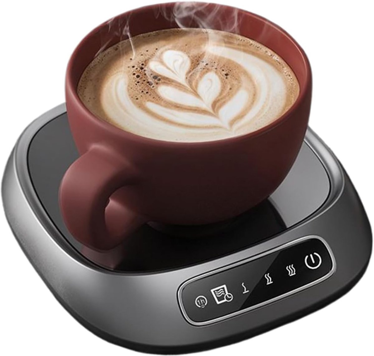 Verwarmer | Aanraakscherm Slim - Elektrische Beker Warmer Voor Koffie,Voor De Koude Winter Thee Chocolade Keuken Slaapkamer Studiekamer En Eettafel-Sluit aan op een USB-poort voor gebruik