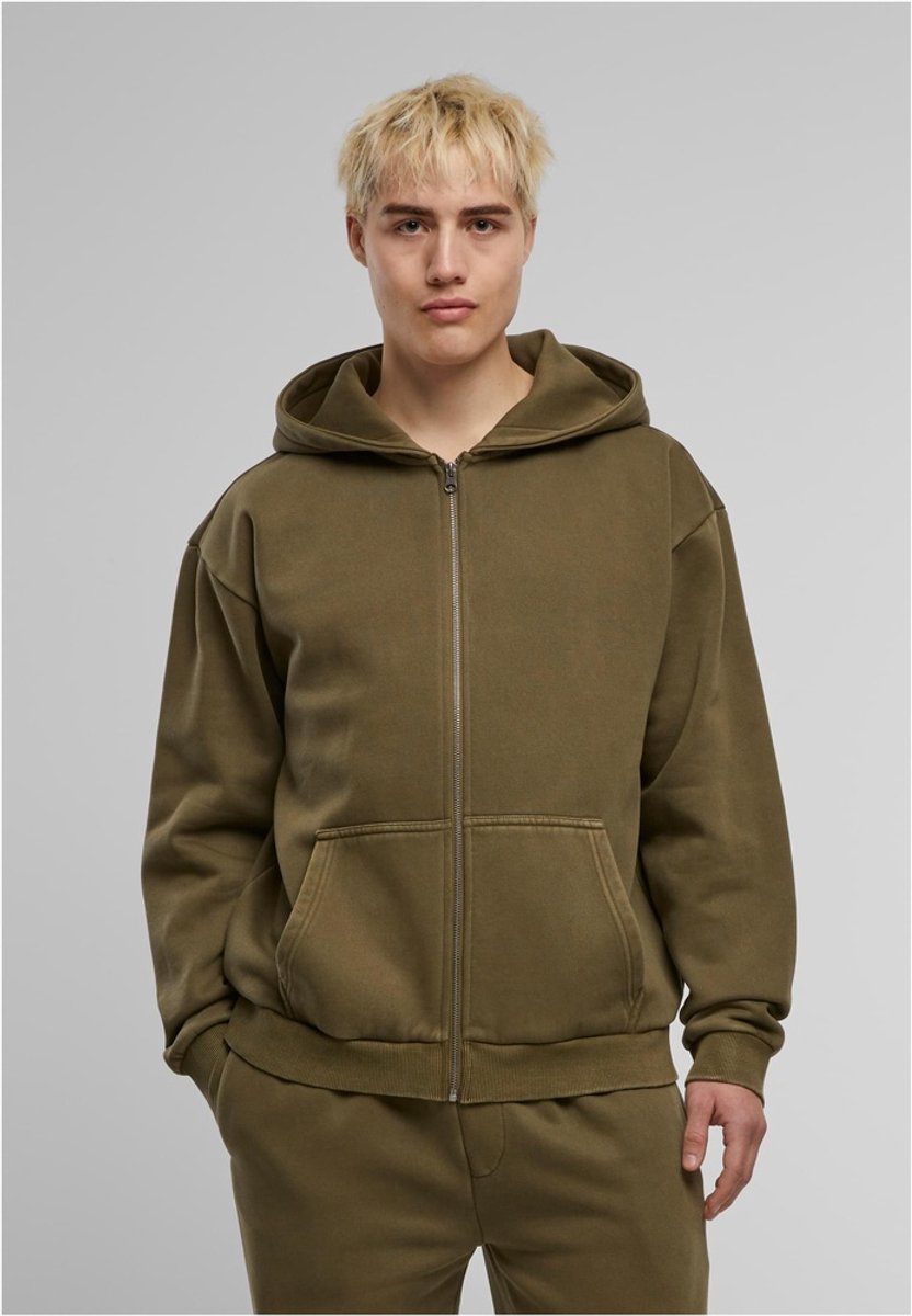 Urban Classics Vintage Heavy Vest met capuchon XXL Groen