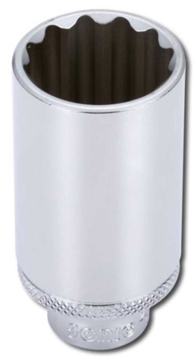 Sonic 12-kantige dop 3/8" 20 mm, lengte 63 mm
