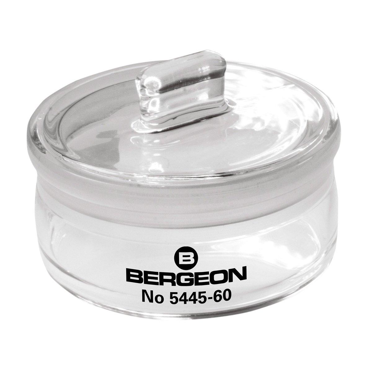 5445-60 Benzinekan, met glazen knop, Bergeon