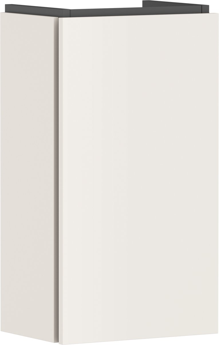 hansgrohe Xilesa E - Badmeubel - 340/240mm maat - Voor fontein - Links scharnier - Sand Matt Beige