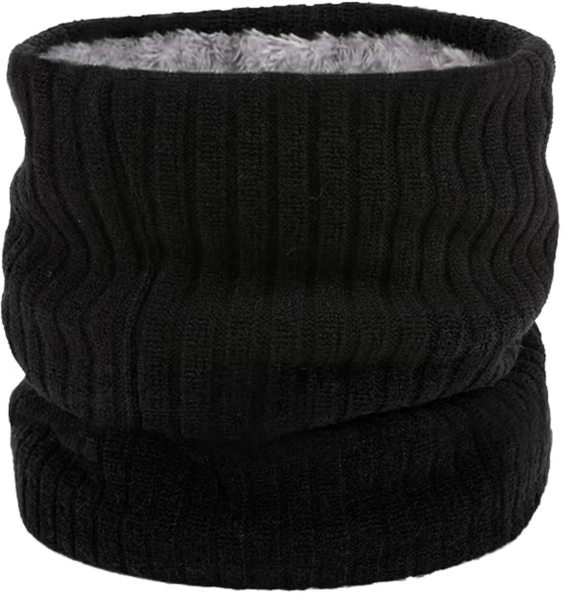 Nekwarmer Heren - Nekwarmer Fleece - Colsjaal - nek warmer -Zwart