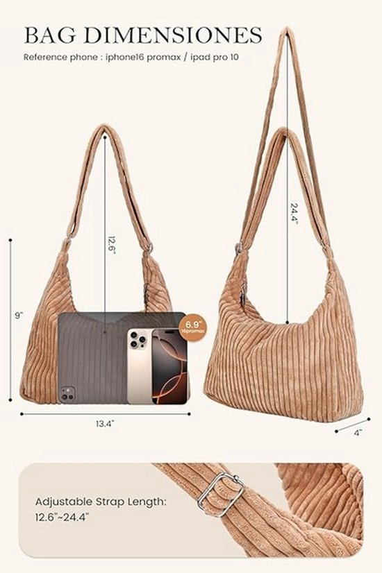 Nieuwe Suède Schoudertas Voor Dames Suède Hobo Tas