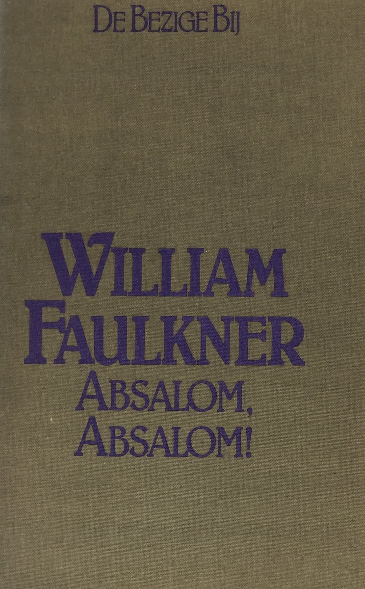 Omslag van Absalom absalom