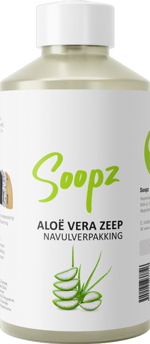 Soopz Aloë Vera Zeep – Natuurlijke Hand Zeep – Hydraterend & Verzachtend
