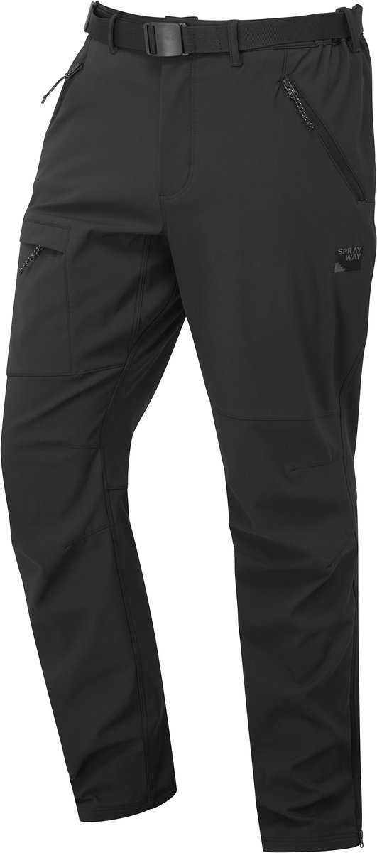 Sprayway Compass Warm Pant Wandelbroek Heren Zwart