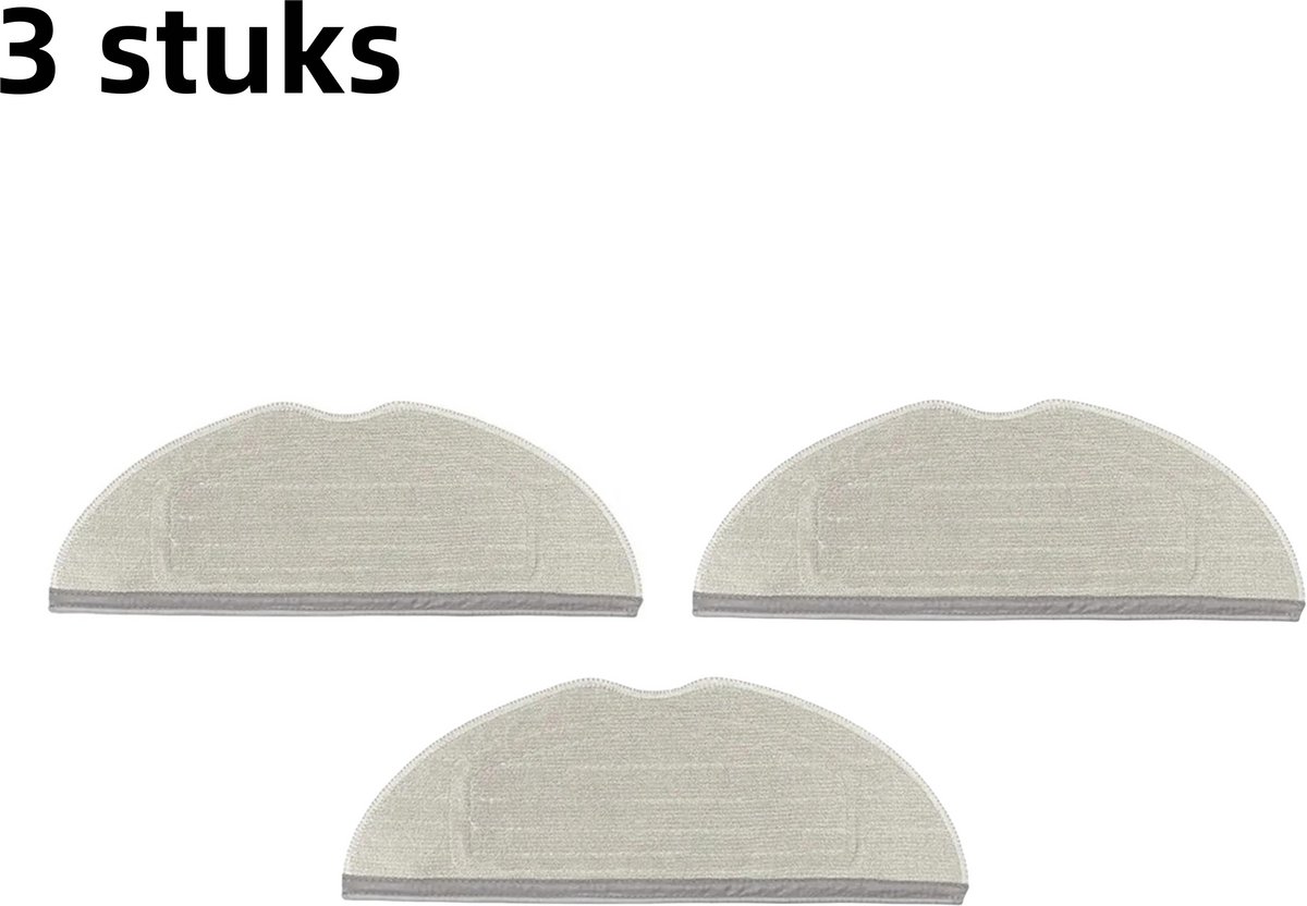 3-pack - Vervangende doek voor Roborock Q8 Max+/Q5 Pro robotstofzuigers - Abrikoos