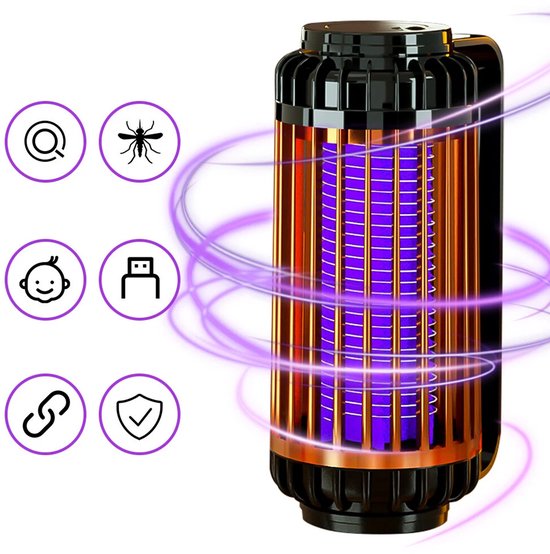 Elektrische Muggenverdelger met UV-Licht - Efficiënte Oplossing tegen Vliegende Insecten