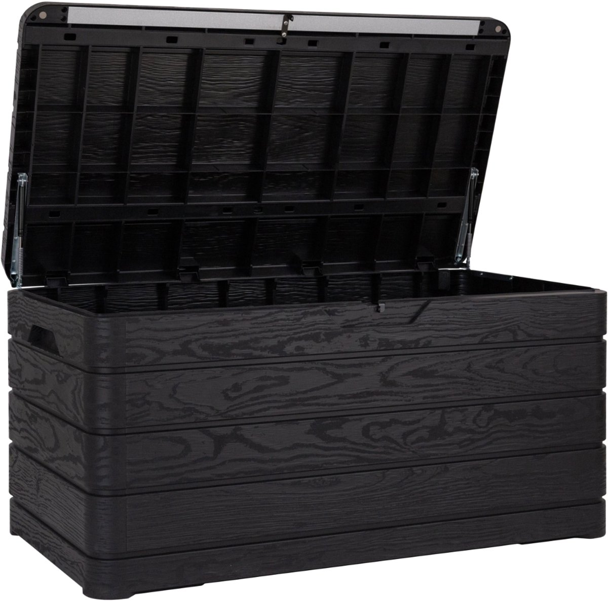 Toomax Dolomiti coffre à coussins - 500L - anthracite foncé - aspect bois