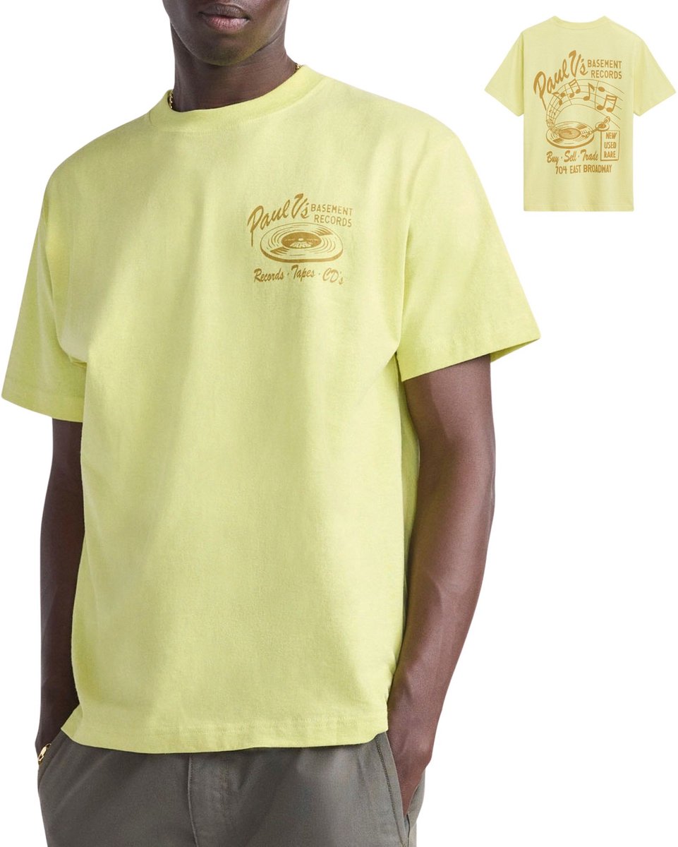 Vans Paul VS Shirt Heren Geel