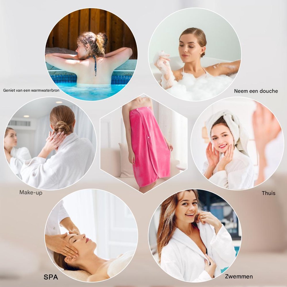 TuseRxln Badlaken - sauna handdoek - extra zacht - 1 - voor sauna, strand, zwembad thumbnail 2