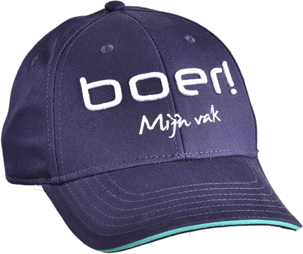 BOER! Mijn vak - Geperforeerde Baseball Cap – Ademende, Sneldrogende Pet met Verstelbare Pasvorm en Zonbescherming voor Heren – Zwart