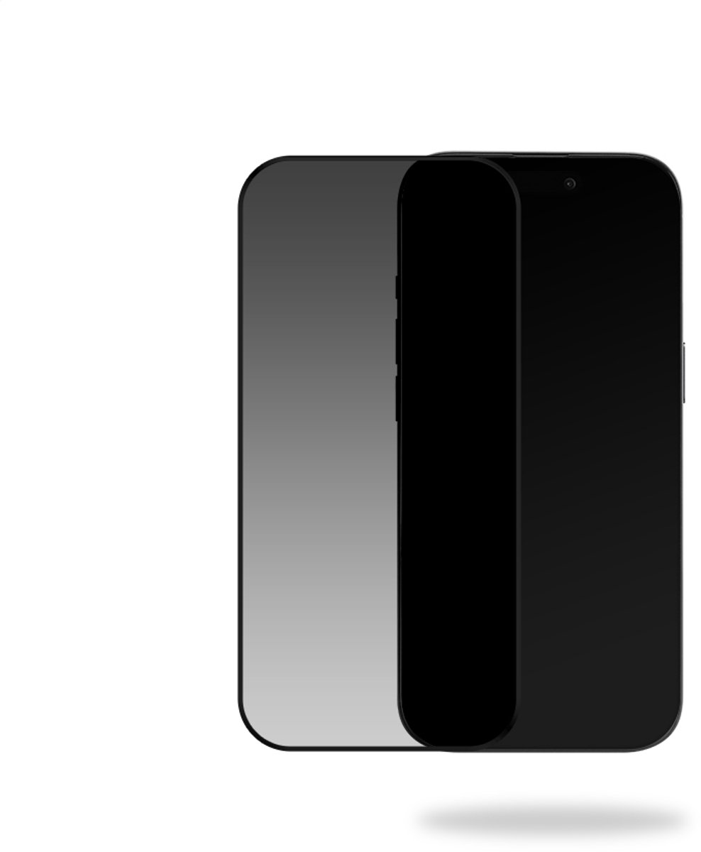 Mobilize Screenprotector geschikt voor Apple iPhone 17 Pro Glazen | Mobilize Screenprotector Privacy - Case Friendly - Zwart