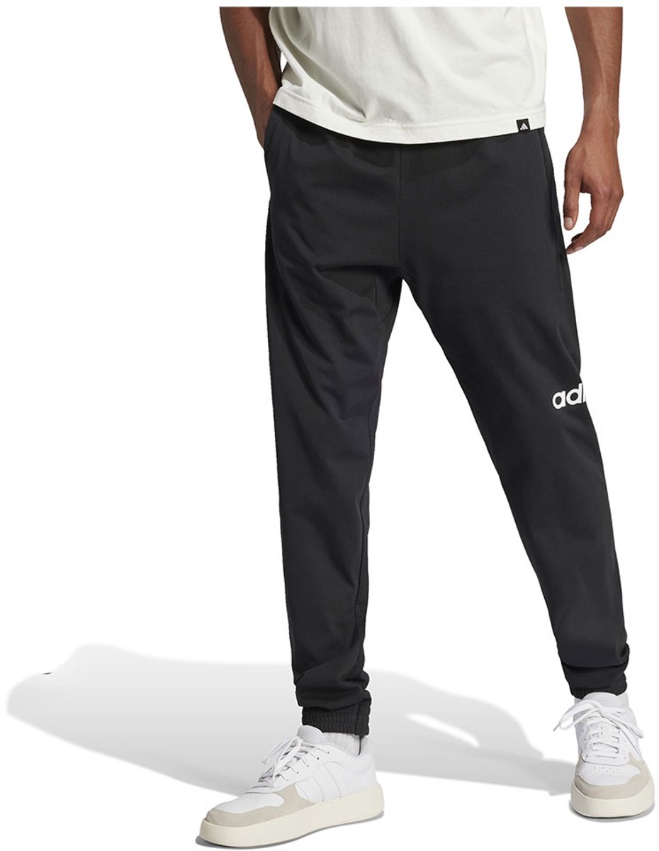 Adidas Essentials Linear Single Jersey Joggers M Regular Man Zwart